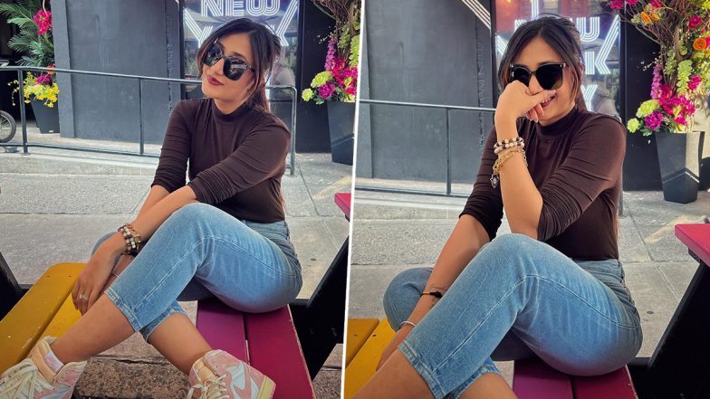 Dhanashree Verma Vacays in New York, Dance Influencer Shares Stylish Pics in Brown Turtleneck Top and Denim