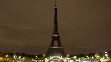 Eiffel Tower Goes Dark: Historical Monument in Paris Turns Off Its Lights in Solidarity With Those Affected by Morocco Earthquake (See Pics)
