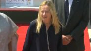 G20 Summit 2023: Italian PM Giorgia Meloni Arrives in India To Attend G20 Leaders&rsquo; Meet (Watch Video)