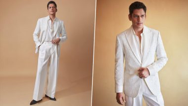 Vijay Varma Stuns in White Blazer Suit For Jaane Jaan Promotions (View Pics)