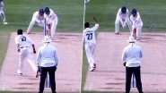 Yuzvendra Chahal Claims His Maiden Wicket in County Championship, Castles Lyndon James With a Peach of Delivery During Kent vs Nottinghamshire Match (Watch Video)