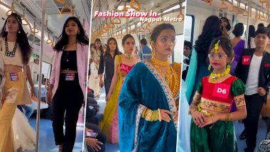 Fashion Show In Nagpur Metro: Models Perform Fashion Show Inside Nagpur Metro, Video Goes Viral