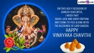 Ganesh Chaturthi 2023 Wishes, Vinayaka Chavithi Greetings & HD Images: WhatsApp Messages, Ganeshotsav, Wallpapers & Ganpati Photos To Share With Your Loved Ones