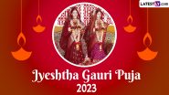 Jyeshtha Gauri Puja 2023 Date: Know Tithi, Shubh Muhurat and Puja Vidhi of the Auspicious Day Dedicated to Maa Gauri