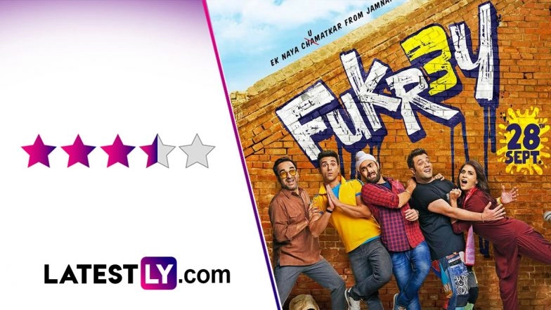 Fukrey 3 Movie Review: Varun Sharma's 'Deja Choo' and Pankaj Tripathi's English Zingers Bring The House Down In This Funny Threequel! (LatestLY Exclusive)