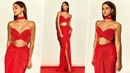 Ananya Panday Dazzles in Red Outfit, Samantha Ruth Prabhu Reacts
