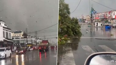 China Tornado Videos: Deadly Tornado Strikes Jiangsu Province, Leaving 10 Dead and Widespread Damage