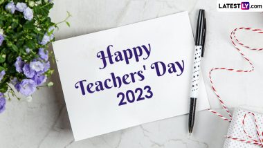 Teachers Day 2023 Images & HD Wallpapers for Free Download Online: Wish Happy Teachers' Day With WhatsApp Greetings, Facebook Status, Quotes and Messages