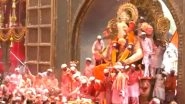 Anant Chaturdashi 2023: More Than 2,450 Idols Immersed by 3 PM Across Mumbai During Ganesh Festival (Watch Video)