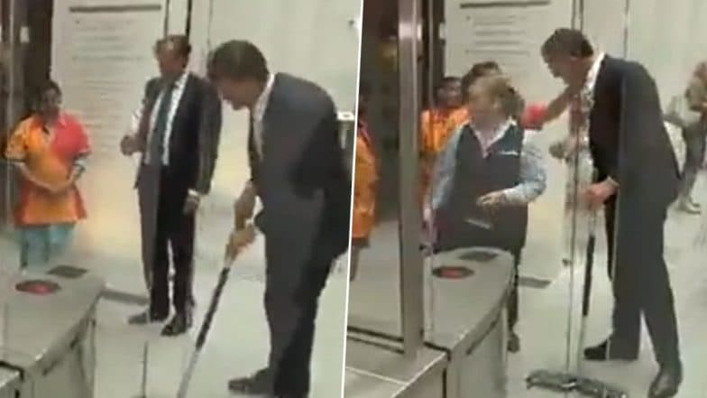 Dutch PM Mopping Coffee Spill Video: Netherlands PM Mark Rutte Wipes Floor After Spilling Cup of Coffee, Old Clip Goes Viral Again