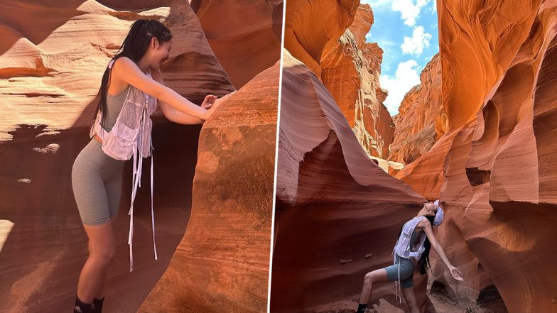 BLACKPINK's Jennie Explores Arizona in Grey Athleisure Paired With White Lace Vest (See Pics)