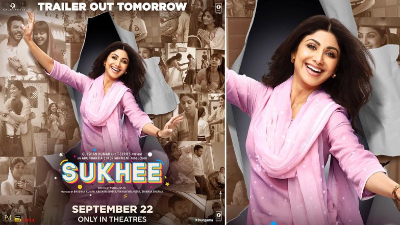 Sukhee: Shilpa Shetty Kundra, Amit Sadh, Kiran Kumar Starrer To Release on September 22, Trailer Out Tomorrow (View Pic)