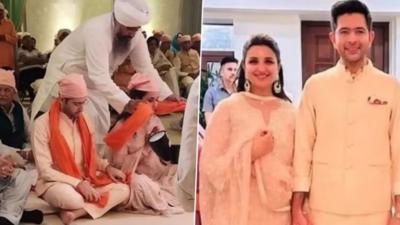 Parineeti Chopra and Raghav Chadha’s Pre-Wedding Rituals Begin With Ardas Ceremony (View Pics)