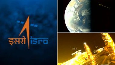 Earth, Moon Photos Clicked by Aditya L1: ISRO Spacecraft Takes Selfie and Stunning Snapshots of Earth and Moon From Space