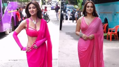 Fashion Faceoff: Shilpa Shetty Kundra or Kusha Kapila, Whose Pink Saree Look Did You Like the Most?