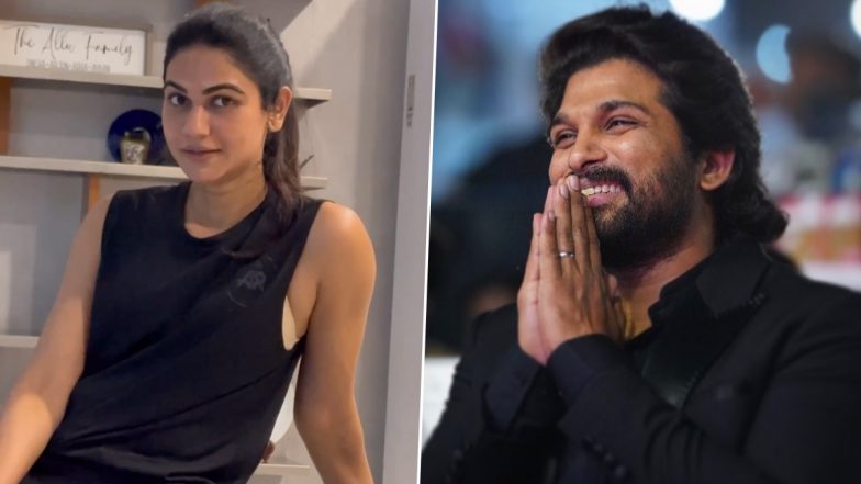 Allu Arjun Drops Cute Video To Wish Wifey Sneha Reddy On Her Birthday ...