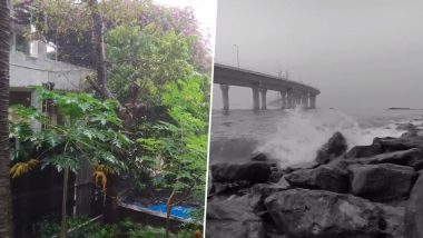 Mumbai Rains Today Videos: Heavy Rainfall Adds Joy to Dahi Handi 2023 Celebrations in Maximum City