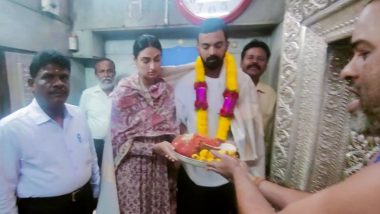 KL Rahul Visits Ghati Subramanya Swamy Temple in Karnataka With Wife Athiya Shetty  (View Pic)