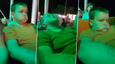 Excited Kid Faints Several Times On a Pirate Ship Ride at a South Carolina Fair, His Reaction Goes Viral (Watch)