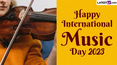 International Music Day 2023 Images & HD Wallpapers for Free Download Online: Wish Happy Music Day With WhatsApp Messages, Greetings and Quotes on This Day