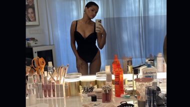 Selena Gomez Turns Up the Heat in Black Neck Plunging Monokini, Calm Down Singer Shares Sizzling Selfie On Instagram Story