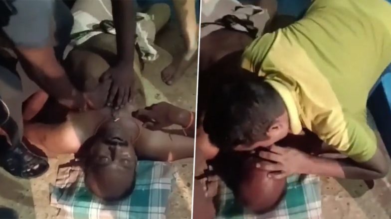 Andhra Pradesh Shocker: Head Constable Subbaiah Dies Of Heart Attack Despite CPR Attempts by Colleague (Disturbing Video)