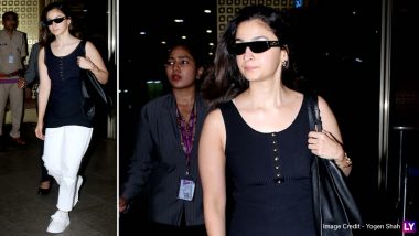 Alia Bhatt Nails Casual-Chic Airport Look As She Returns to Mumbai From Milan Fashion Week 2023 (View Pics)