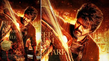 Leo: Thalapathy Vijay Sharpens His Sword on Grinding Wheel in New Poster for Lokesh Kanagaraj’s Film! (View Pics)