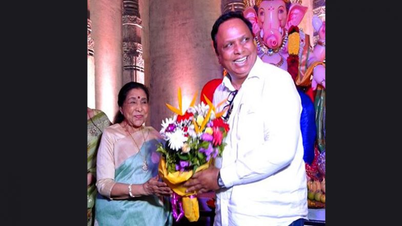Ganesh Chaturthi 2023: Asha Bhosle Visit BJP President Ashish Shelar’s Residence for Ganapati Celebration (Watch Video)