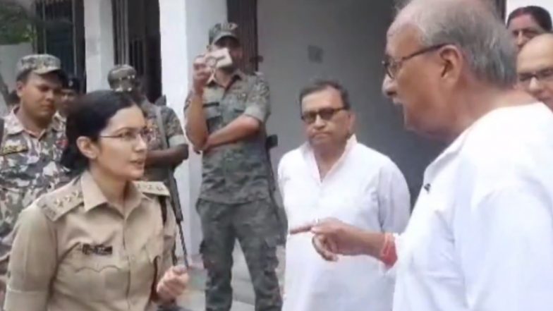 'Hamara Personal Space Hai': Woman ASP Sweety Sehrawat, Former Kerala Governor Nikhil Kumar Gets Into Heated Argument After She Refuses to Meet Complainants at Her Residence, Video Goes Viral