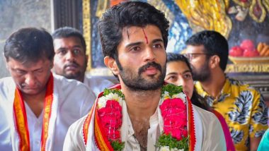 Vijay Deverakonda Visits Yadadri Temple With Family After Kushi Film's Success (View Pics)