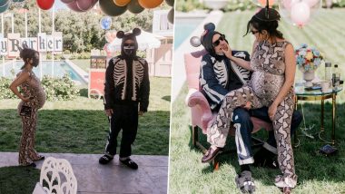 Kourtney Kardashian Shares Photos With Travis Barker From Her Disney Themed Baby Shower! Thanks Mom Kris Jenner for Making It 'Happiest Place on Earth' (View Pics)