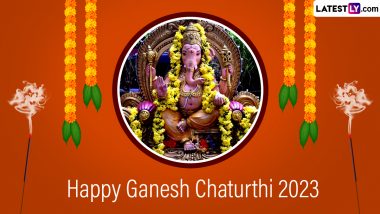 Ganesh Chaturthi 2023 WhatsApp DP and Greetings: Messages, Ganpati Images, Quotes, Wishes, Facebook Pics, HD Wallpapers & SMS To Send on Ganeshotsav