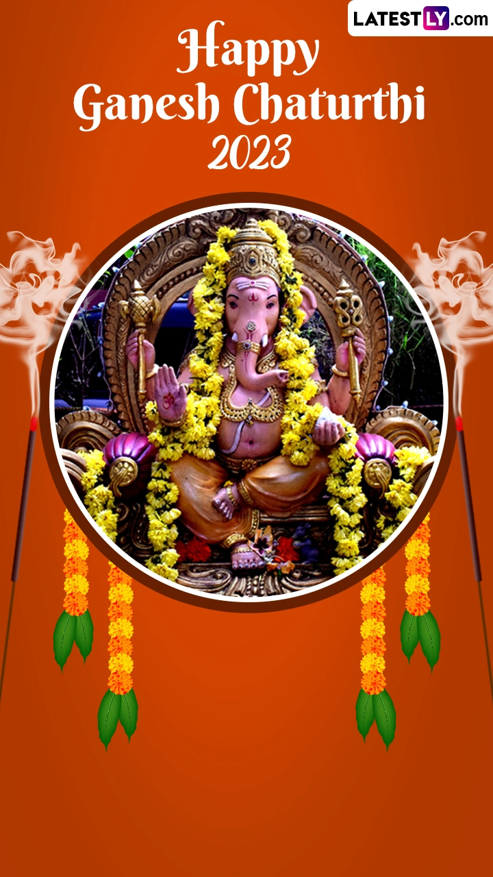 Ganesh Chaturthi 2023 Wallpapers, Wishes and Images To Share With Loved Ones