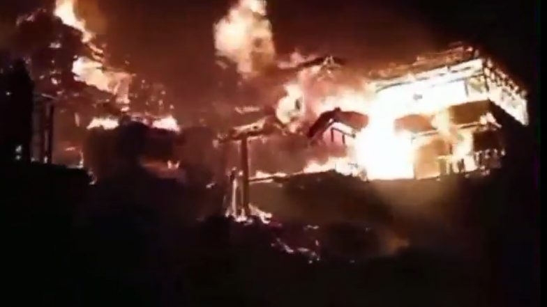 Shimla Fire: Nine Houses Gutted in Blaze in Rohru, No Casualty Reported (Watch Video)