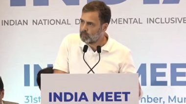 PM Narendra Modi, BJP Nexus of Corruption, INDIA Represents 60% Population of Country, Says Rahul Gandhi (Watch Video)