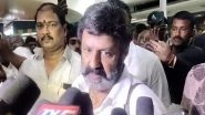 TDP MLAs Suspension: Nandamuri Balakrishna Among 15 Telugu Desam Party MLAs Suspended From Andhra Pradesh Assembly, Says &lsquo;Undemocratic&rsquo;