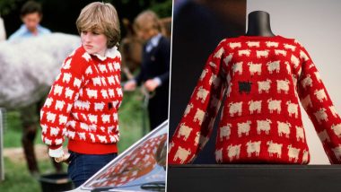 Princess Diana’s 'The Black Sheep' Sweater Becomes Most Expensive One in the World After Being Sold at Auction for $1.1 Million! (View Pics)
