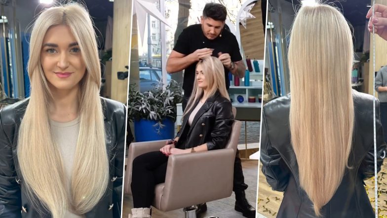 Fastest Time to Apply Natural Hair Extensions is 4 Minutes 35 Seconds, Guinness World Record Held By Poland Man Piotr Sierpiński (Watch Video)