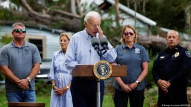 US: Biden Surveys Hurricane Idalia Damage in Florida