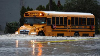 Heavy Rainfall, Floods New York City Bring to a Halt