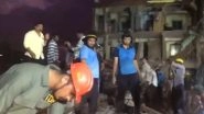 Thane Building Collapse: Man Killed, Woman Injured After Three-Storey Structure Collapses in Dombivali (Watch Video)