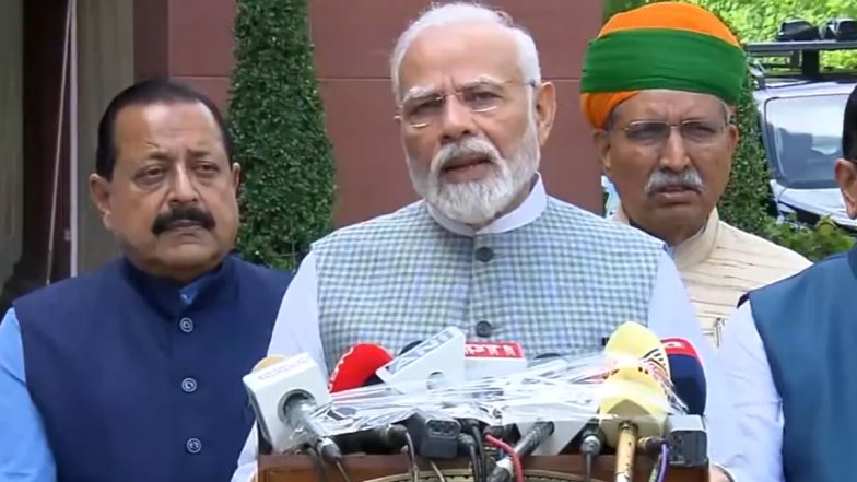 Parliament Special Session Will Witness 'Historic Decisions', Says PM Narendra Modi; Reiterates to Make India Developed Nation by 2047 (Watch Video)