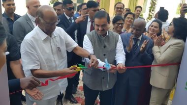 NCP Chief Sharad Pawar, Adani Group Chairman Gautam Adani Inaugurate Lactoferrin Plant in Gujarat's Vasna (See Pics)