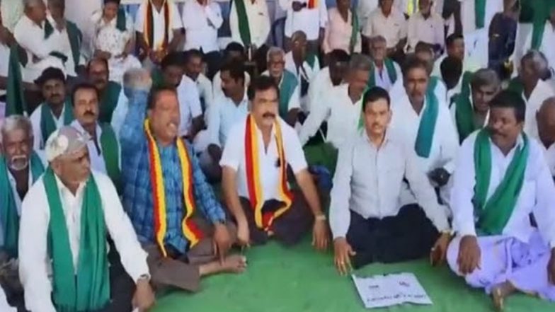 Cauvery Dispute: Karnataka Farmers Continue Protest Over Release of Cauvery Water to Tamil Nadu