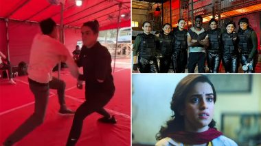 Jawan: Sanya Malhotra Shares BTS Glimpses of Fight Scenes From Shah Rukh Khan, Nayanthara’s Film (View Post)