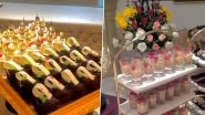 Parineeti Chopra and Raghav Chadha&rsquo;s High Tea Menu Is Perfect for Those With a Sweet Tooth! Watch Video of Delicious Desserts the Couple Served