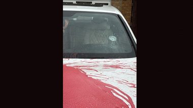 UK: Sikh Restaurant Owner Harman Singh Kapoor’s Car Reportedly Shot At, Vandalised by Alleged Khalistan Supporters in London (Watch Video)