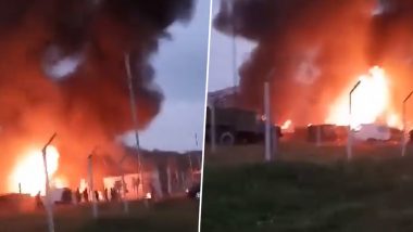 Nagorno-Karabakh Blast: Over 50 Dead and Hundreds Injured in Fuel Depot Explosion (See Pic and Video)