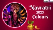 Navratri 2023 Colours With Date: Get List of 9 Colors To Wear on Each Day of Sharad Navratri Festival in October